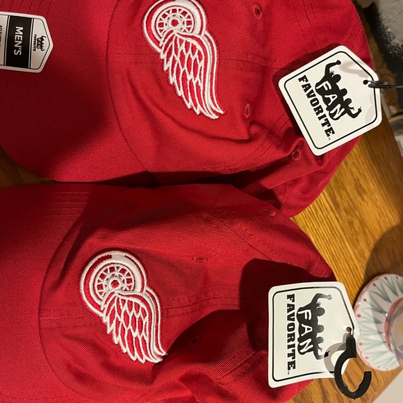 TWO Red Wings Hats Brand New! - Picture 4 of 5